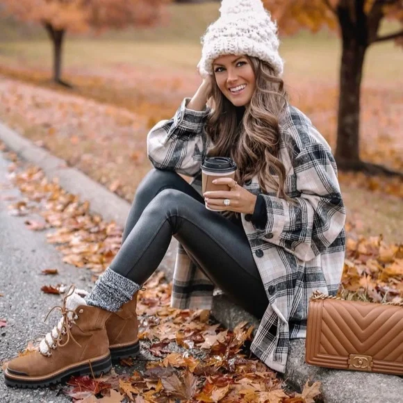 Style & Co. Faux Fur Combat Boots - Picture 2 of 8